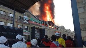 Furniture Store Destroyed In Fire Incident In Ruiru