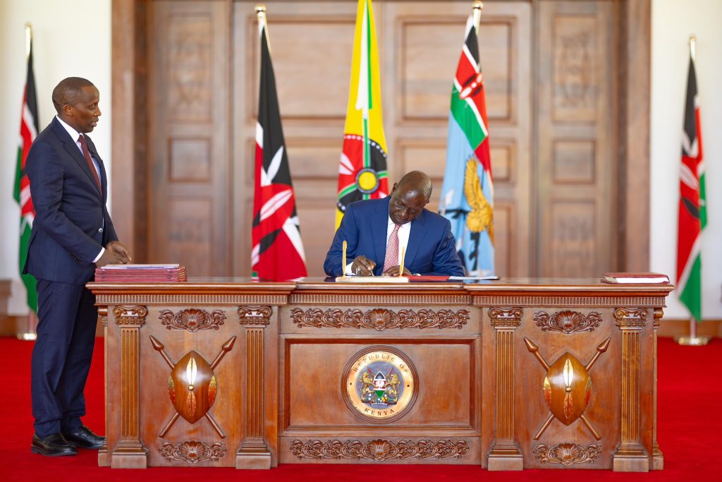 President Ruto Signs Key Bills On Revenue, Rating, And Water Amendments Into Law