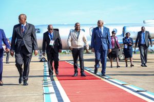 Deputy President Kithure Kindiki Arrives At The Maputo International Airport