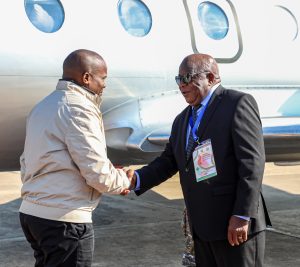 Deputy President Kithure Kindiki Arrives At The Maputo International Airport