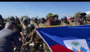 Song And Dance As 217 Additional Kenya Police Land In Haiti Ecorted by US Military