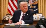 President Donald Trump Signs Key Executive Orders On First Day Of Second Term