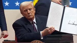 President Donald Trump Signs Key Executive Orders On First Day Of Second Term