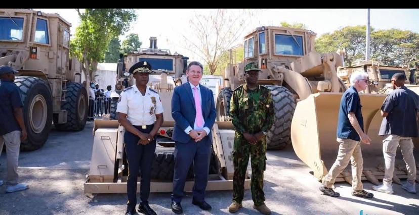 US Donates 600 Guns, Excavators, 9 Pickups, And Armored Vehicle Loaders To Kenyan-Led Mission In Haiti