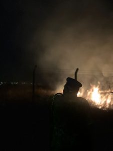 Police Monitor Fire At JKIA As Blaze Spreads Towards 75 Airport North Road, KAA Confirms Uninterrupted Operations