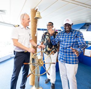President William Ruto Tours Cruise Ship MS Norwegian Dawn In Mombasa County
