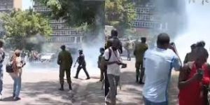 Technical University Of Kenya Students Teargassed By Police During Protest Against University Closure
