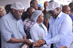 Ruto And Sakaja Joined Launch Central Kitchen At Zawadi Comprehensive School