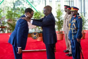 Ruto Confers AfDB President And Chairman Of The Board Adesina With CGH Award