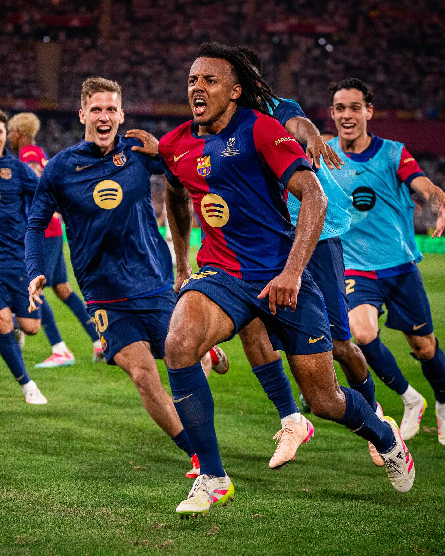 Kounde Wins Clasico Copa Del Rey Final For Barcelona