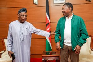Wetang&rsquo;ula Meets Obasanjo In High-Level Talks On Peace In The Great Lakes Region