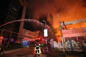 Fire Guts Down Part Of The Mombasa Water Offices