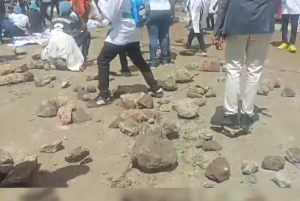 UHC Health Workers Protest Outside Afya House Over Job Terms, Demand CS Duale&rsquo;s Action
