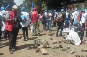UHC Health Workers Protest Outside Afya House Over Job Terms, Demand CS Duale&rsquo;s Action