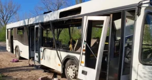 Nine Civilians Killed In Russian Drone Strike On Bus In Ukraine&rsquo;s Sumy Region