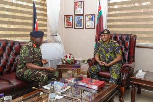 CDF Kahariri Visits Army Headquarters, Pledges Support To Enhance Its Operations