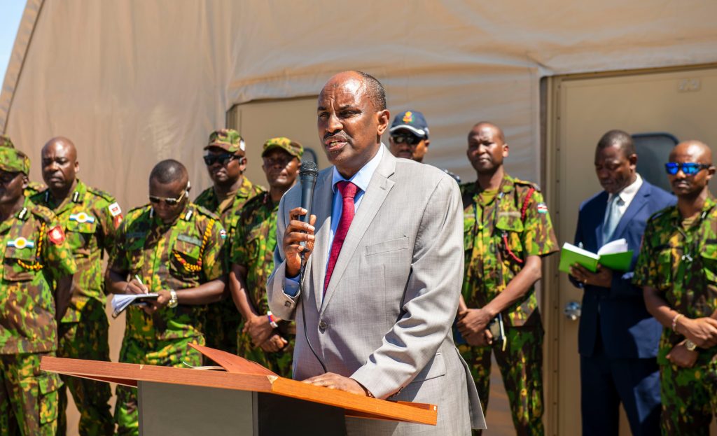 Consul-General To Haiti Gabow Visits Multinational Security Support (MSS) Mission Team