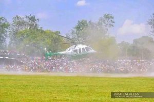 Court Bars Police From Charging Malala For Landing Chopper In Stadium