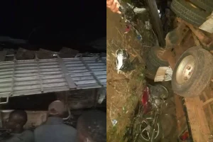 Tragedy as six people are killed after lorry crashes into pedestrians on Kericho-Kisumu highway