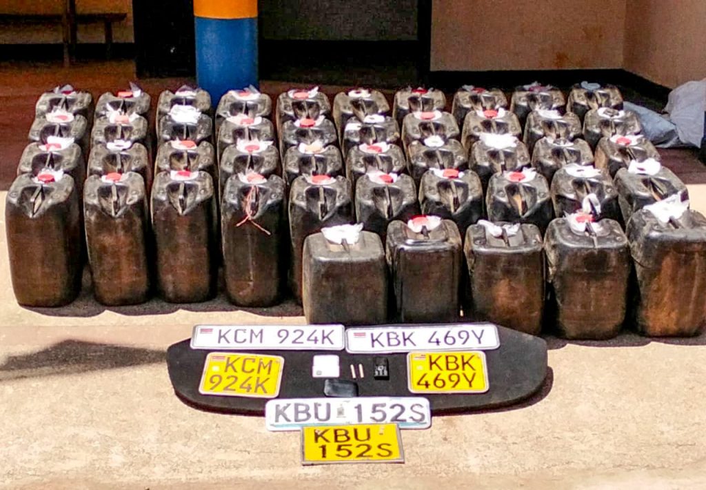 Police Pursue Suspect After Seizing Over 1,300 Litres Of Suspected Ethanol In Nandi County