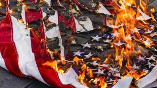 Trump announces arrests, prison time for flag burning under new executive order