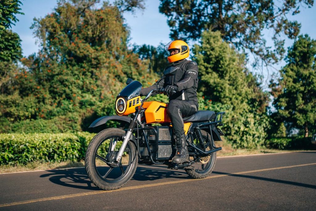 Roam Electric Motorcycle to Ride 1,600 km Nairobi–Addis with Portable Charger
