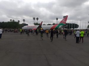 Trouble as security is breached at JKIA after Raila&rsquo;s body arrives