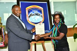 MKU Awards full scholarship to Guinness World record–holding environmentalist Truphena Muthoni