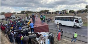 Several feared dead, dozens injured in trailer–matatu crash at Kikopey on Nairobi–Nakuru Highway
