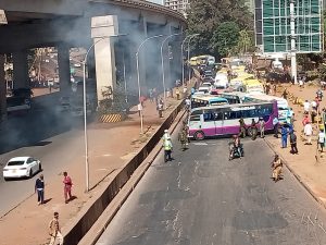 Matatu operations disrupted on Waiyaki Way as operators protest attacks by boda boda riders