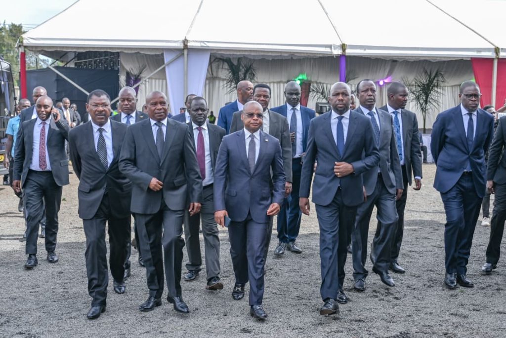 Kipchumba Murkomen and Kithure Kindiki join families in prayer service for victims of Nandi Helicopter crash