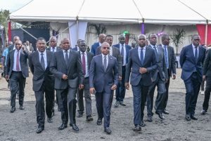 Kipchumba Murkomen and Kithure Kindiki join families in prayer service for victims of Nandi Helicopter crash