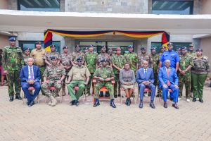 Inspector General Douglas Kanja opens sensitisation forum on NPS systems review report at police leadership academy