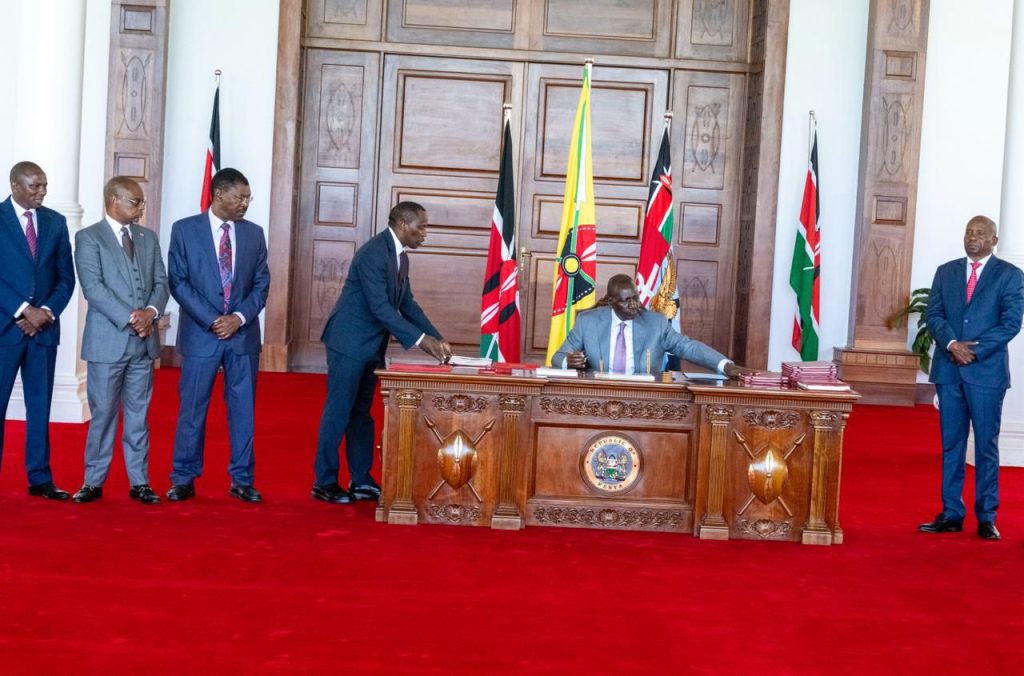Ruto signs three key bills into law