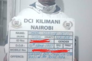 Police Arrest Suspected Burglar in Kilimani, Seize Stolen Items Worth Sh900,000