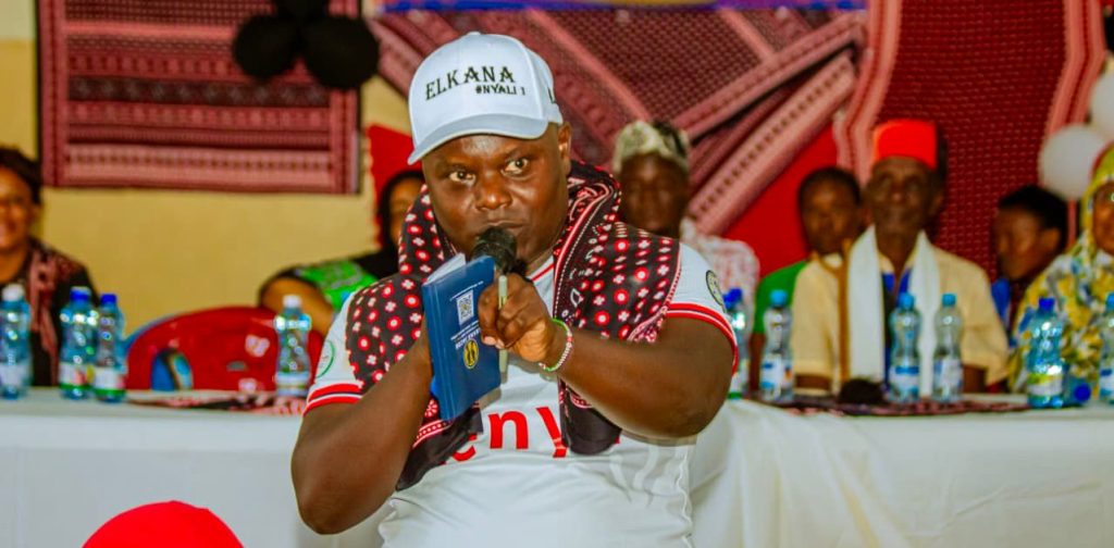 Nyali aspirant Elkana Jacob calls for good governance ahead of elections