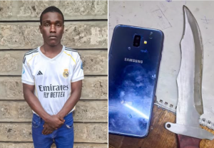 Suspect Arrested in Korogocho as Police Recover Stolen Phone and Weapon