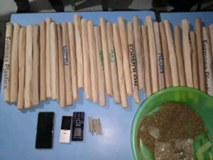 Mtwapa Drug Trafficker Arrested as Detectives Recover 35 Large Rolls of Cannabis 