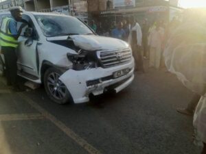 Chaos as goons torch vehicle in Linda Mwananchi convoy in Migori