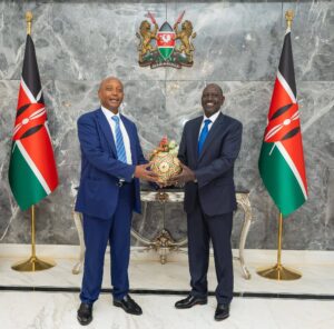 Ruto Meets CAF President Patrice Motsepe Over AFCON 2027 Preparations
