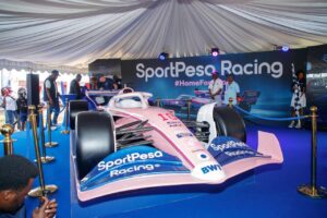 SportPesa brings Formula 1 home with racing car reveal at Concours delegance