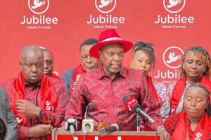 Jubilee Party accuses Ruto of hypocrisy in church remarks