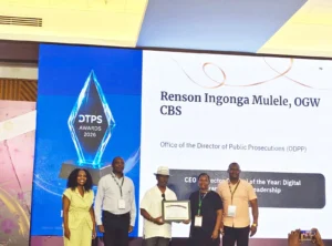 DPP Ingonga wins Digital Leadership Award as ODPP bags three honours for technology and innovation