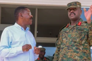 Muhoozi endorses Ruto’s 2027 re-election bid, appoints Wetang’ula his ‘Mutume’ in Kenya