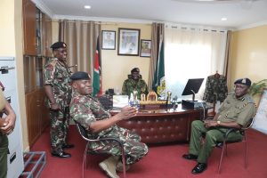 IG Karanja Visits CIPU Headquarters And Kitengela Police Station
