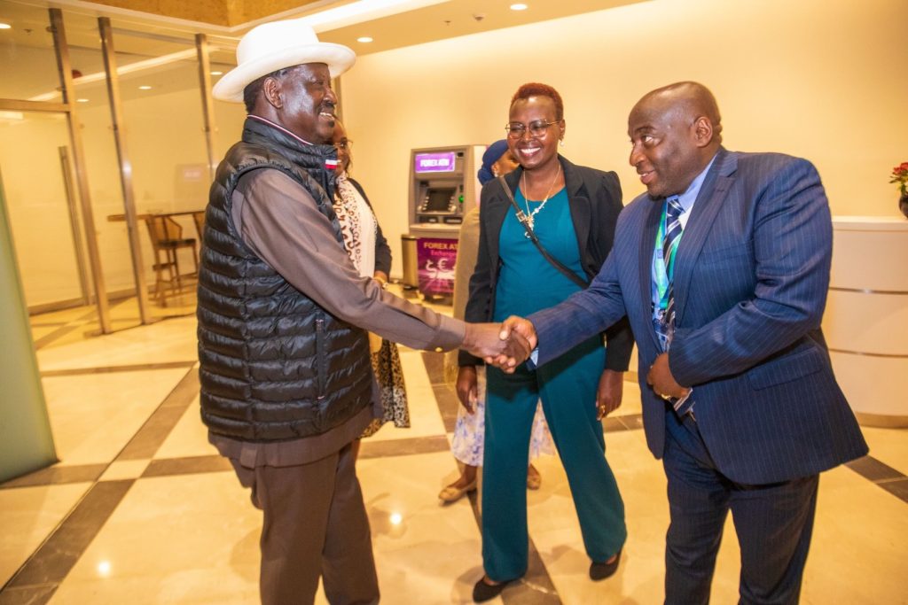 Raila Odinga Arrives In Addis Ababa To Launch African Union Commission Chairmanship Bid