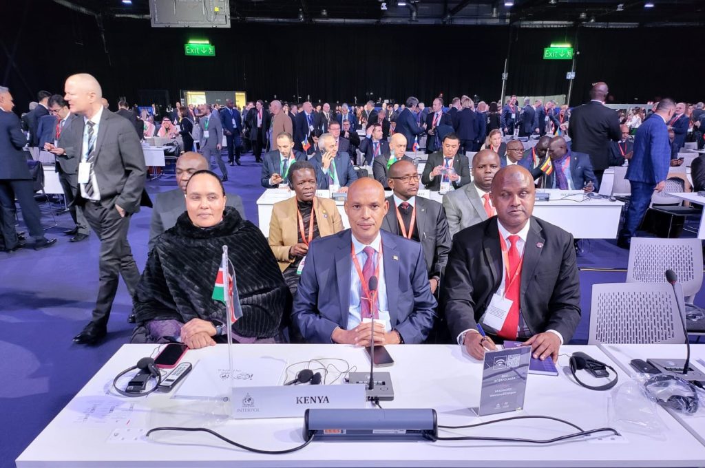 Kenya's DCI Director Mohamed Amin Leads Delegation To 92nd Interpol General Assembly In Glasgow