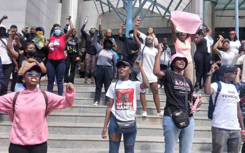 Protesters Condemned Police Response During Anti-Femicide March In Nairobi