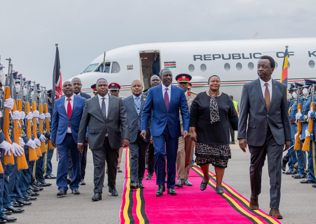 President William Ruto Arrives In Kampala For African Union Summit On Agriculture Development