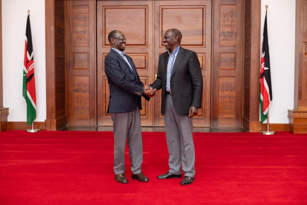President Ruto Meets Former Meru Governor Kiraitu Murungi At State House Amid Speculations Of Cabinet Changes